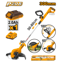 Триммер Аккумуляторный Li-Ion 20V/1*2A INGCO CGTLI203285 Триммер Аккумуляторный Li-Ion 20V/1*2A INGCO CGTLI203285