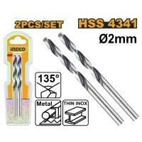 Комплект сверл по металлу HSS 2x2mm INGCO DBT1200024 Комплект сверл по металлу HSS 2x2mm INGCO DBT1200024