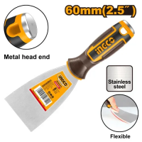 Шпатель 60 мм INGCO HPUT08060 Шпатель 60 мм INGCO HPUT08060