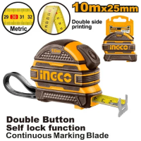 Рулетка 10м INGCO HSMT081025-1 Рулетка 10м INGCO HSMT081025-1