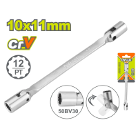 Cheie tubulara flexibila dubla 10x11mm DYLLU DTTH2E02