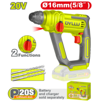Ciocan rotopercutor SDS plus compatibil cu acumulator 20V DYLLU DTLM1516