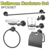 Set de accesorii pentru baie 6 buc. DYLLU DTZG1517