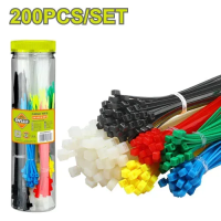 Coliere plastic 2,5x100mm 200buc multicolor DYLLU DTTE85521