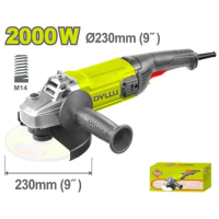 Болгарка 230мм 2000Вт DYLLU DTAG852001