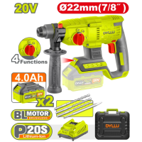 Ciocan rotopercutor SDS+ 2J 2*4Ah/20V DYLLU DTLM15225