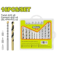 Set biti si burghii 16buc DYLLU DTMJ4165
