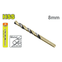 Burghiu pe metal 8mm HSS DYLLU DTTD1K08