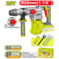 Ciocan rotopercutor compatibil cu acumulator 28mm DYLLU DTLM1528