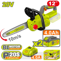 Ferestrau cu lant pe accumulator Li-Ion 20V/2*4A DYLLU DTCLP5121