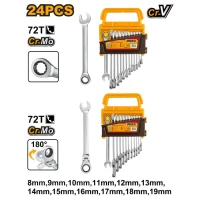 Set chei combinate 24 buc 8-19mm INDUSTRIAL INGCO HKSPAR2024