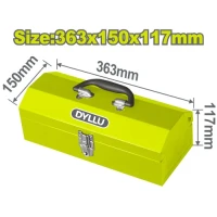 Ящик для инструментов металлический 363x150x117мм DYLLU DTTB8A11 Ящик для инструментов металлический 363x150x117мм DYLLU DTTB8A11