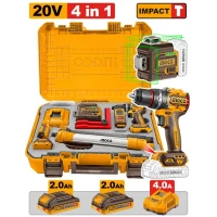 Набор из 3 инструментов на аккумуляторе INGCO HLL260467