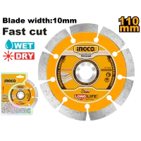 Диск алмазный 110мм INGCO DMD011102