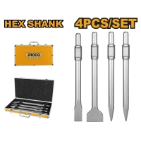 Набор стамесок SDS HEX INGCO DBC0304375 Набор стамесок SDS HEX INGCO DBC0304375