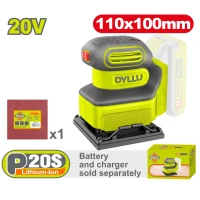 Шлифовальная машина совместимая с аккумулятором 20V DTRAP5010