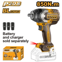 Гайковёрт без аккумулятора 850Nm INGCO CIWLI20851
