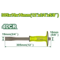 Daltă plată cu protecție 305x19x16mm DYLLU DTCC2311