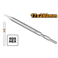 Зубило острое HEX 17x280мм INGCO DBC0512801 Зубило острое HEX 17x280мм INGCO DBC0512801