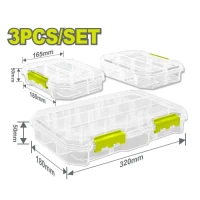 Organizator plastic 3buc. DYLLU DTTB8343