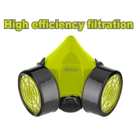Masca-respirator cu doua filtre DYLLU DTRJ2502 Masca-respirator cu doua filtre DYLLU DTRJ2502