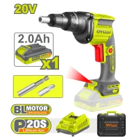 Шуруповерт для гипсокартона на аккумуляторе Li-Ion 20В/1*2Ач DYLLU DTDS204285