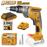 Masina de insurubat pentru gips pe acumulator Li-Ion 20V/1*2Ah INGCO CDSLI204200