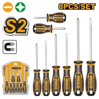 Set surubelnita 8 buc INGCO HKSDS0828
