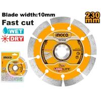 Диск по бетону 230*22.2mm INGCO DMD012302