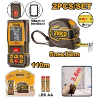 Набор лазерного дальномера 2шт INGCO HLDD260403M