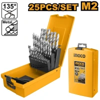 Набор сверел по металлу 25шт INGCO AKD1251