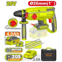 Ciocan rotopercutor cu acumulator 20V/2*4.0Ah 26mm DYLLU DTLM252682