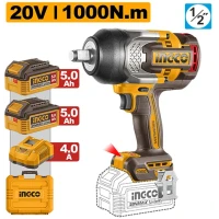 Гайковёрт аккумуляторный ударный 1000Nm INDUSTRIAL INGCO CIWLI20100