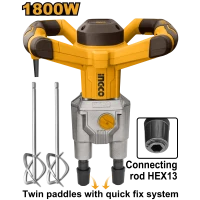 Строительный миксер 1800Вт INGCO MX218008