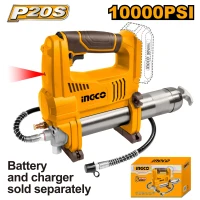 Pistol de gresat compatibil cu acumulator INDUSTRIAL INGCO GGLI2010