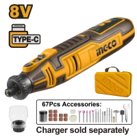Masina de slefuit si gravurat pe acumulator 8V INGCO CMGLI0801