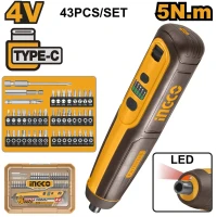 Masina de insurubat cu acumulator Li-Ion 4V 5N.m INGCO CSDLI04062