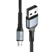 Cablu USB - Micro USB, 5V/2.4A/12W/QC3.0, 1.0m, 3mk N-SERIES Black Cablu USB - Micro USB, 5V/2.4A/12W/QC3.0, 1.0m, 3mk N-SERIES Black