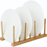 Suport pentru farfurii din bambus 23,5x12x12 cm, Eurogold