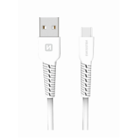Cablul de date SWISSTEN USB / USB-C 1,0M Alb Cablul de date SWISSTEN USB / USB-C 1,0M Alb