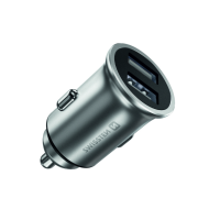 Автомобильное зарядное устройство SWISSTEN WITH 2x USB 4,8A METAL Silver Автомобильное зарядное устройство SWISSTEN WITH 2x USB 4,8A METAL Silver