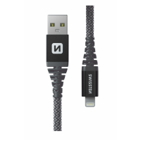 Cablul de date SWISSTEN KEVLAR USB / LIGHTNING 1.5M Antracit Cablul de date SWISSTEN KEVLAR USB / LIGHTNING 1.5M Antracit