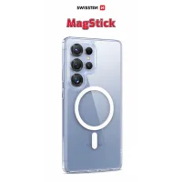 Clear Jelly MagStick SWISSTEN Transparent p/u Samsung Galaxy S25 Ultra
