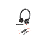 Casti HP Poly Blackwire 3320 Stereo USB-C Headset +USB-C/A Adapter Casti HP Poly Blackwire 3320 Stereo USB-C Headset +USB-C/A Adapter