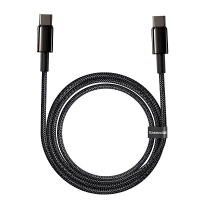 Cablu Type-C - Type-C 100W, 1m, PD, QC, 5A, Negru Baseus, CATWJ-01