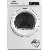 Uscator de rufe Daewoo DDR-VH8A/E, 8 kg, Clasa E, Control electronic, Pompa de caldura, Sistem de uscare cu senzor, Afisaj LED, ChildLock, 15 programe, Alb Uscator de rufe Daewoo DDR-VH8A/E, 8 kg, Clasa E, Control electronic, Pompa de caldura, Sistem de uscare cu senzor, Afisaj LED, ChildLock, 15 programe, Alb