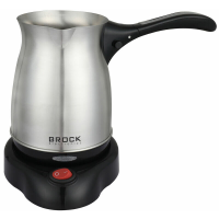 Турецкая кофеварка BROCK ECP 105, 0.5L, 500W, Moka Maker, Espresso Maker & Чайник, Чайник с основанием на 360°. Скрытый нагревательный элемент. Неноскользящая ручка. On/ Турецкая кофеварка BROCK ECP 105, 0.5L, 500W, Moka Maker, Espresso Maker & Чайник, Чайник с основанием на 360°. Скрытый нагревательный элемент. Неноскользящая ручка. On/