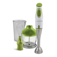 Погружной блендер Esperanza PESTO EKM003G, Зеленый, 450W, 3 в 1 Измельчитель, Венчик, Чаша для смешивания, Нож из нержавеющей стали; Съемный держатель стержня из нержавеющей стали