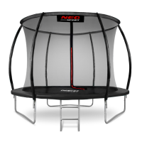 Trambulina Neo-Sport Premium Black 10ft/312cm plasa protectie interioara, NS-10C231