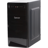 Carcasa SPACER, Mini Tower, mATX, „MOON”, 450 (230W pentru PC Desktop de 450W), USB 2.0 x 4, Jack 3.5mm x 2, „SPC-MOON” Carcasa SPACER, Mini Tower, mATX, „MOON”, 450 (230W pentru PC Desktop de 450W), USB 2.0 x 4, Jack 3.5mm x 2, „SPC-MOON”